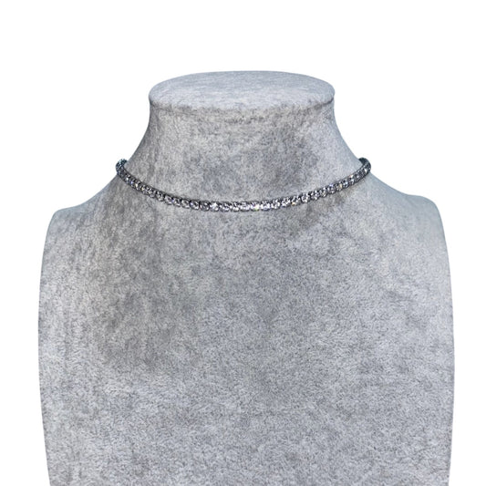 Collana tennis silver